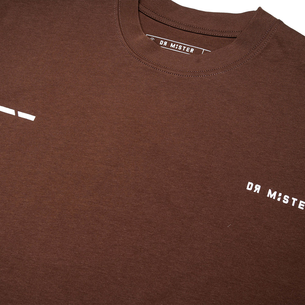 Vertical Signature Logo Tee - Brown