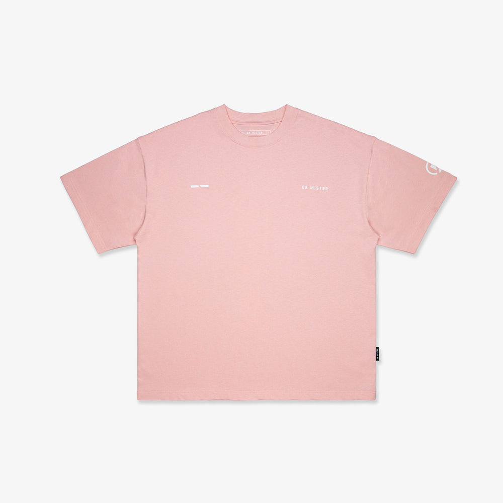 Vertical Signature Logo Tee - Pink