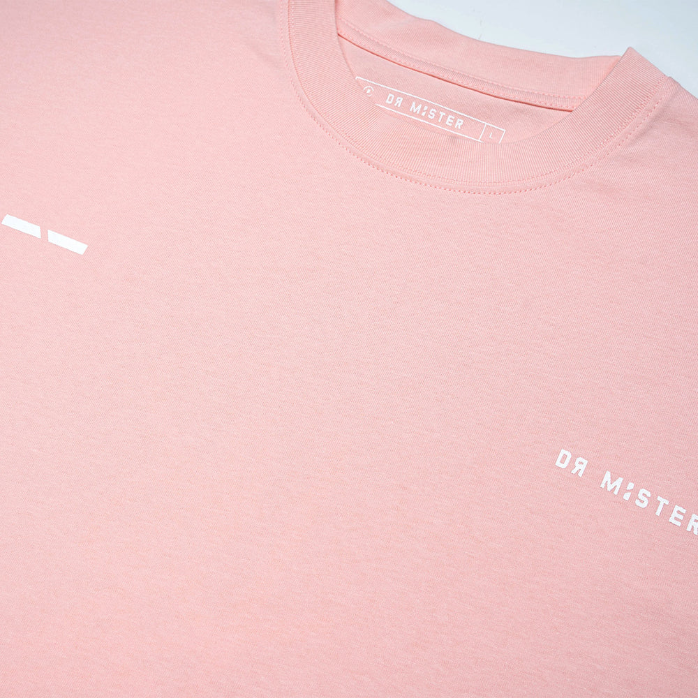 Vertical Signature Logo Tee - Pink
