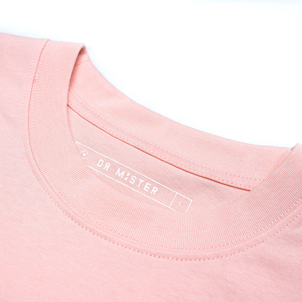 Vertical Signature Logo Tee - Pink