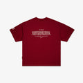 Walking Cycle Tee - Wine Red