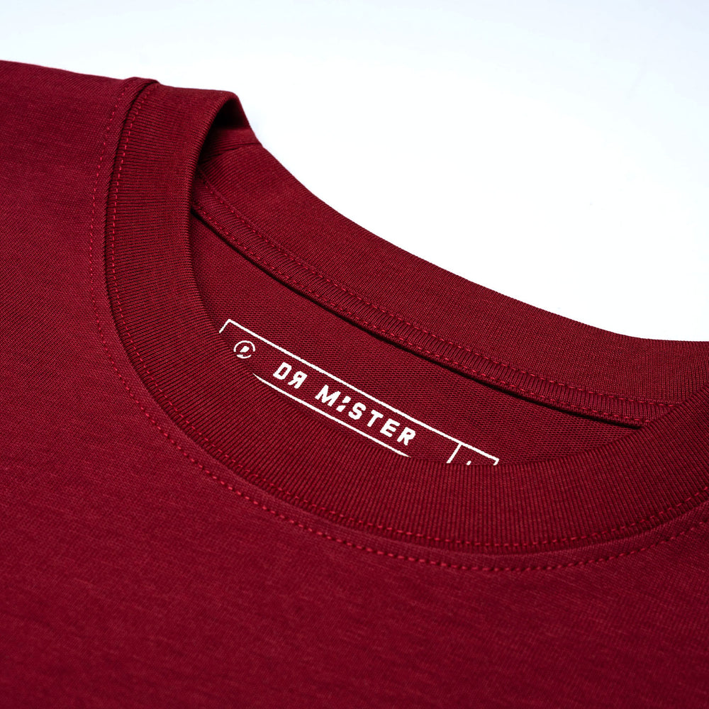 Walking Cycle Tee - Wine Red