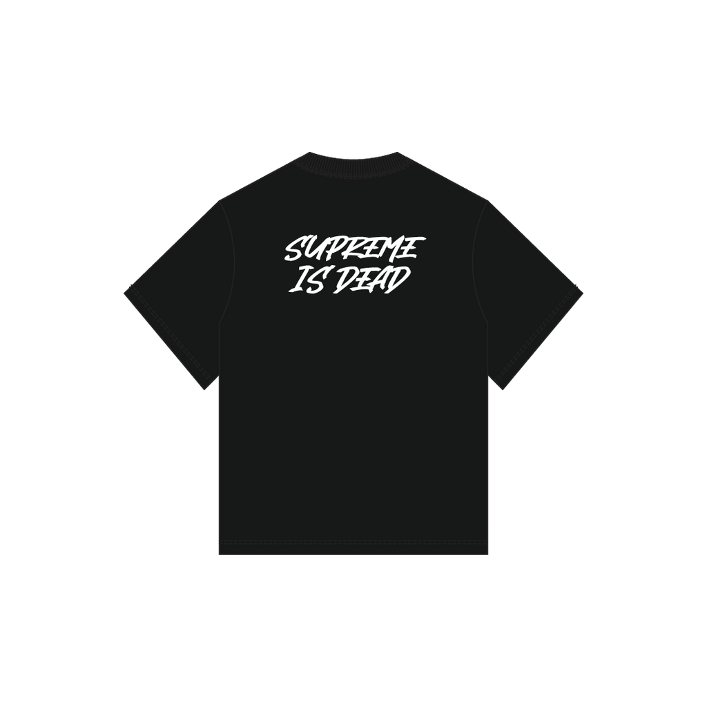 "NOT SUPREME" T-SHIRT | BLACK