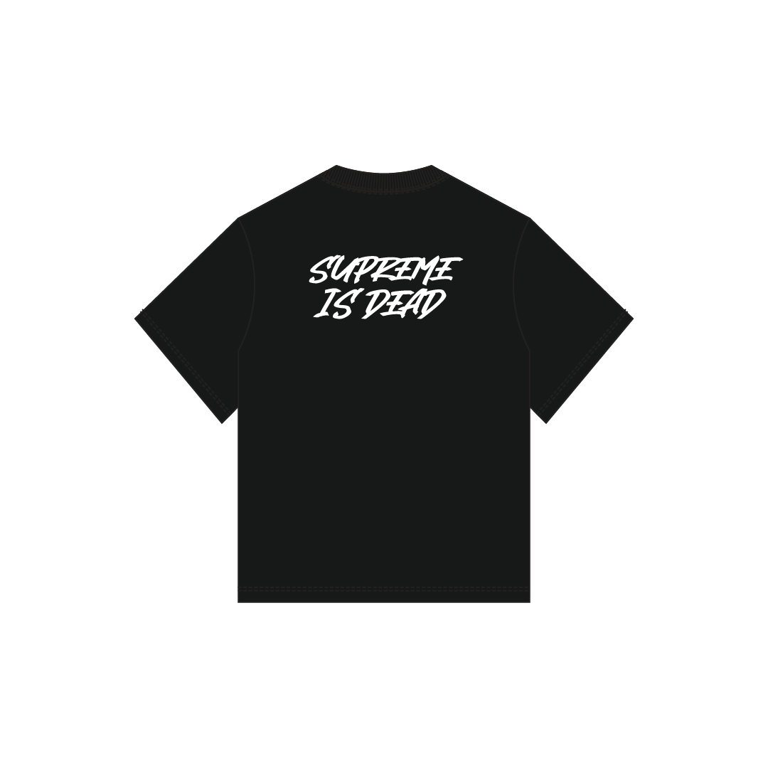 "NOT SUPREME" T-SHIRT | BLACK