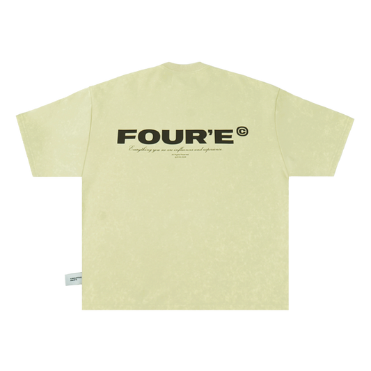 Everyday Logo Tee - Washed Yellow