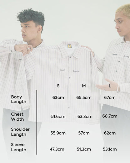 Carat Hours Boxy Long Sleeve White