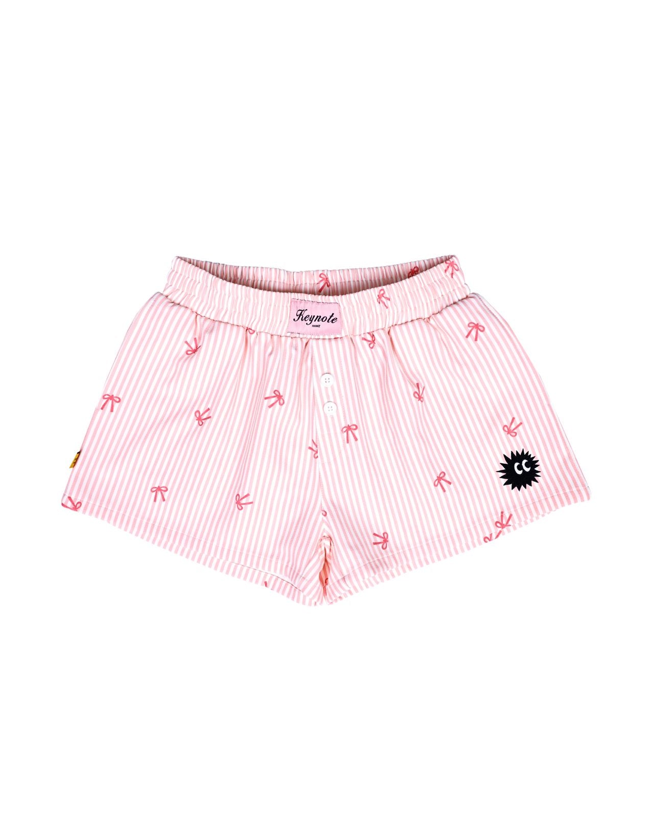 Bow Mini Shorts Pink