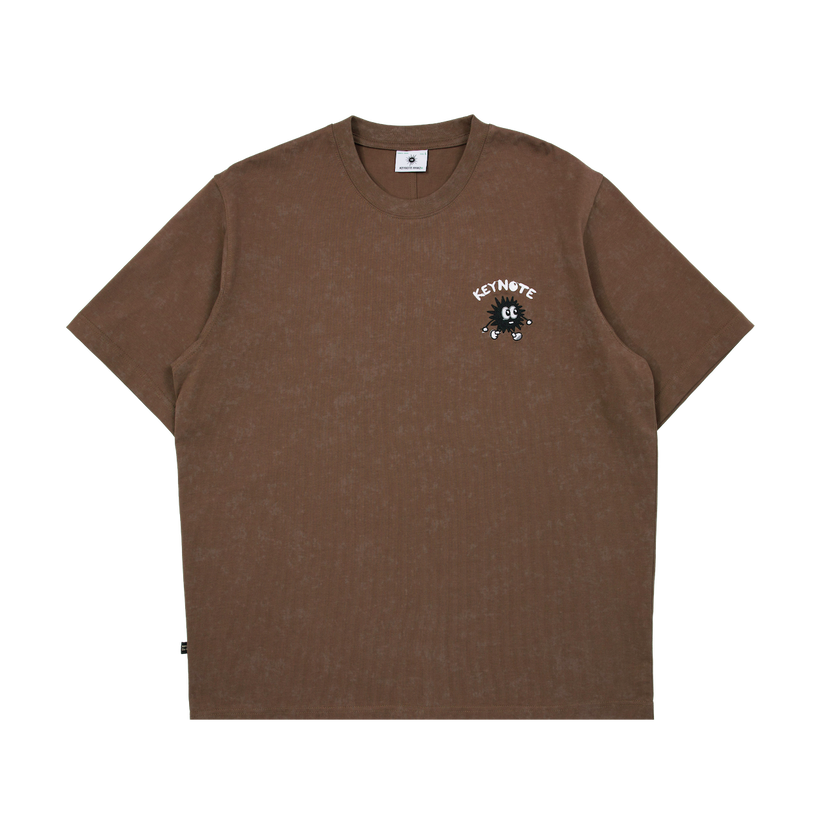 Core Basic Washed Tee Brown