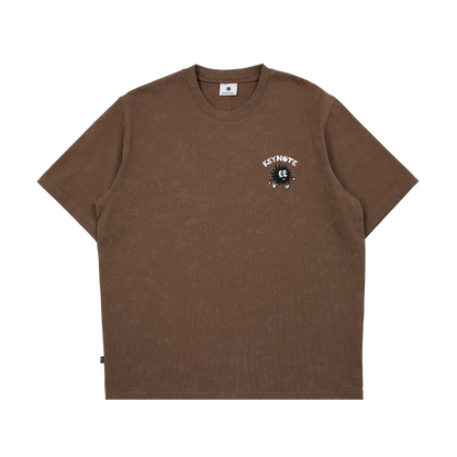 Core Basic Washed Tee Brown