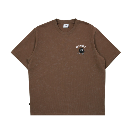 Core Basic Washed Tee Brown