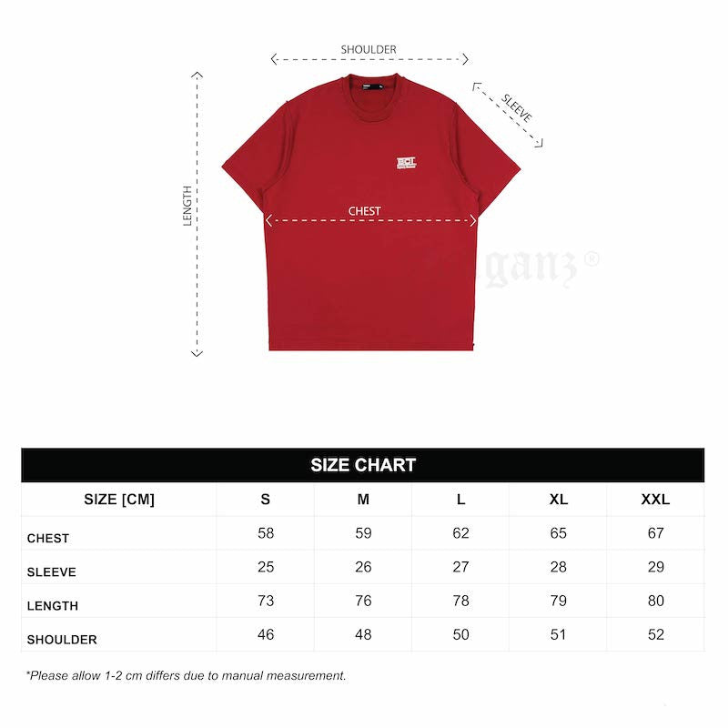 Raw Edge Washed Uniform T-Shirt White