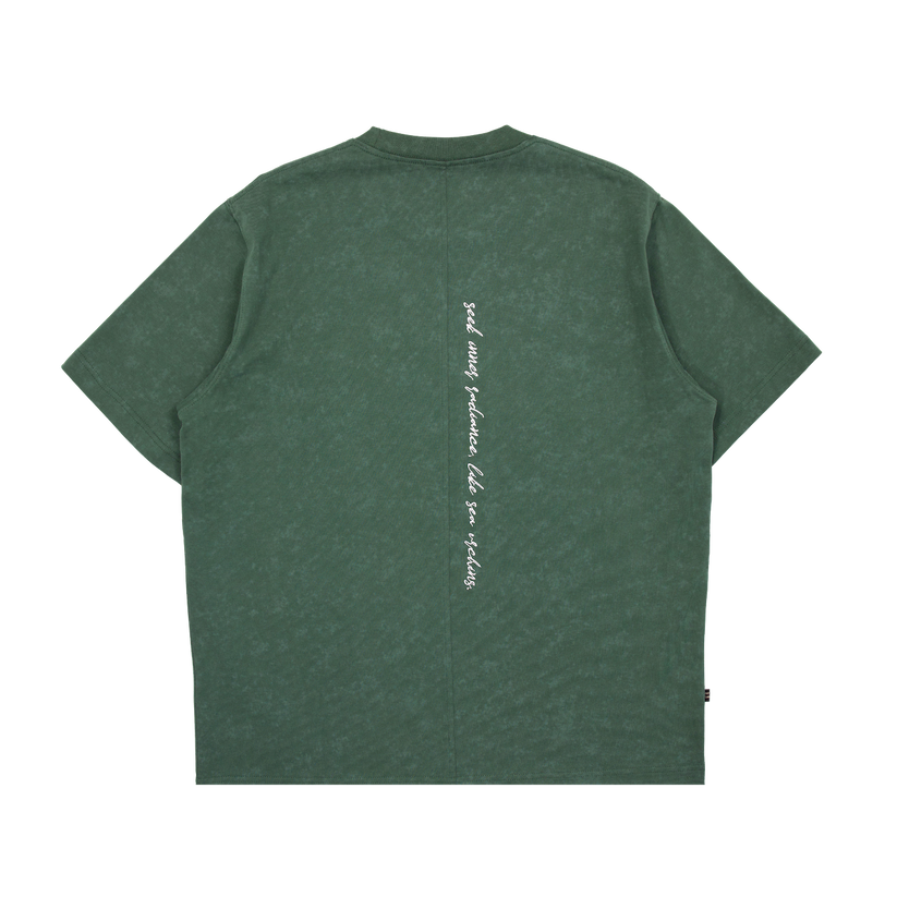Core Basic Washed Tee Olive