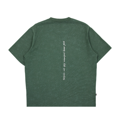 Core Basic Washed Tee Olive