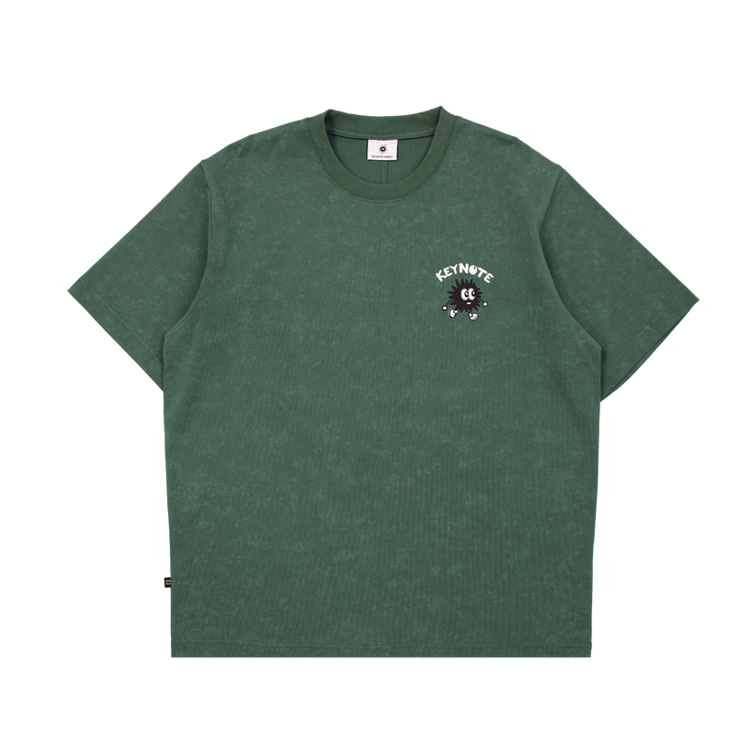 Core Basic Washed Tee Olive