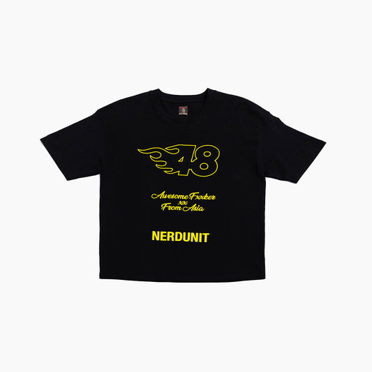 "FLAME YW" Tee | Black