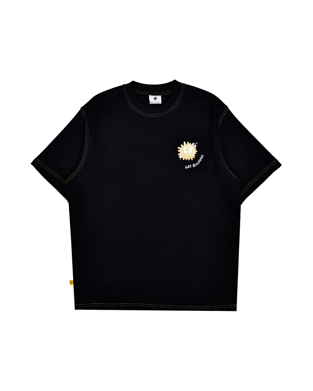 Golden Kiki Tee Black
