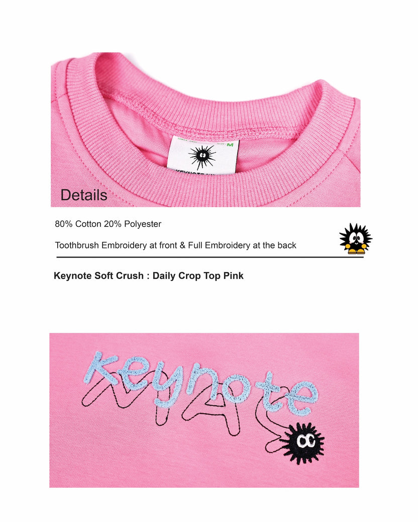 Daily Crop Top Pink