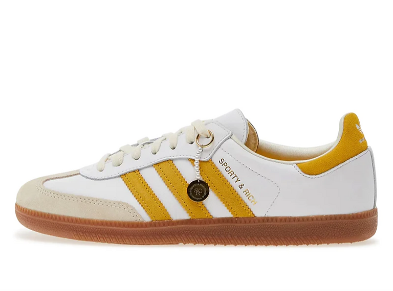 Sporty & Rich x Adidas Samba OG 'White Bold Gold'