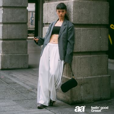 A.A Track Baggy - Off White