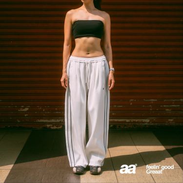 A.A Track Baggy - Off White