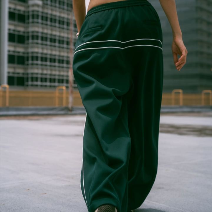 A.A Track Baggy - Moss Green