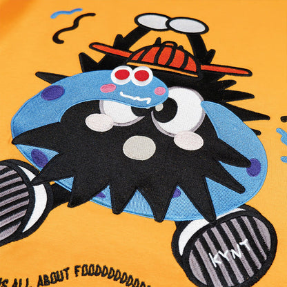 Vintage Lunar Hula Urchin Orange