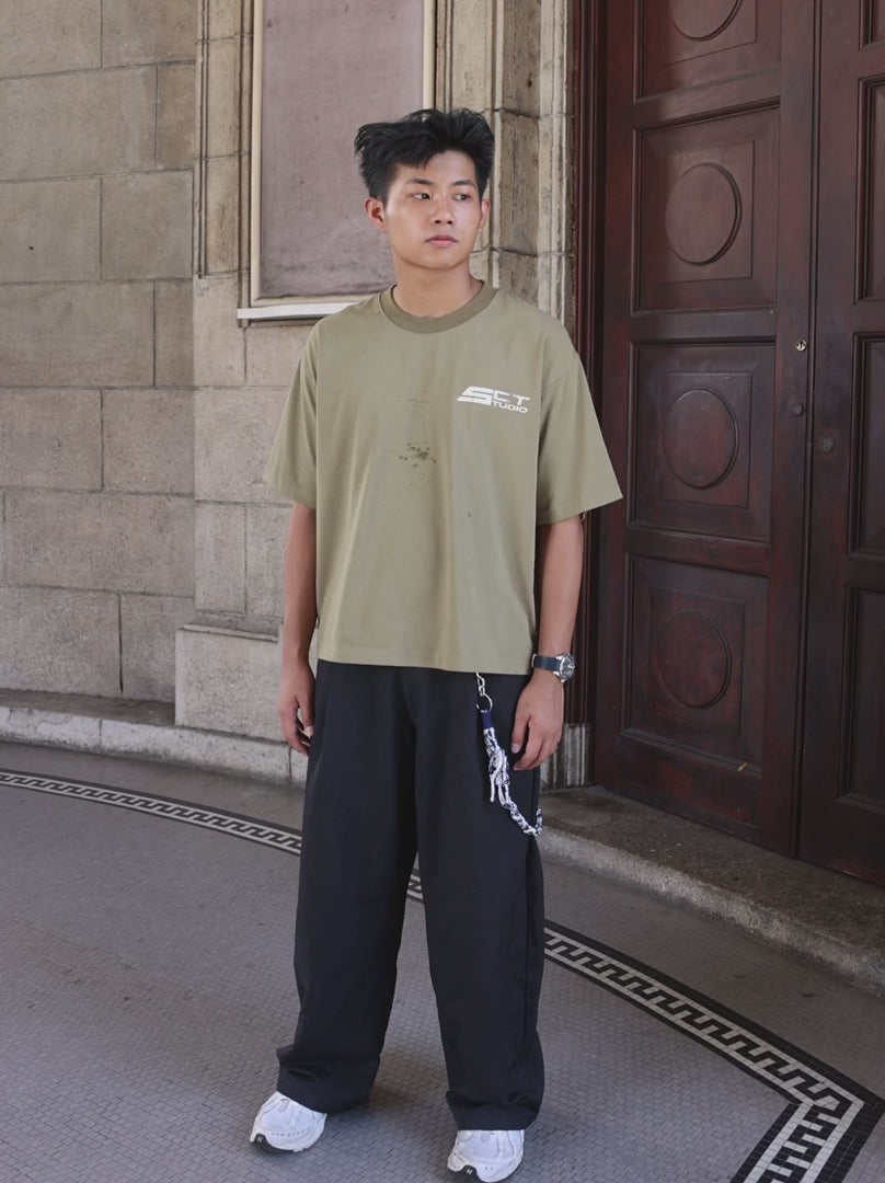 SS25 Boxy Tee Olive