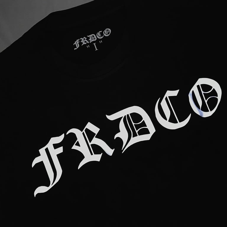 SUN WU LONG 3M REFLECTIVE BLACK TEE