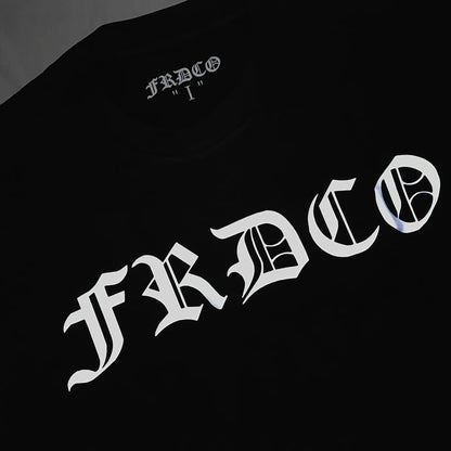 SUN WU LONG 3M REFLECTIVE BLACK TEE