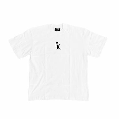 A&D WINGS LOGO WHITE TEE