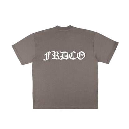SS24 EMBOSSED LOGO KHAKI TEE