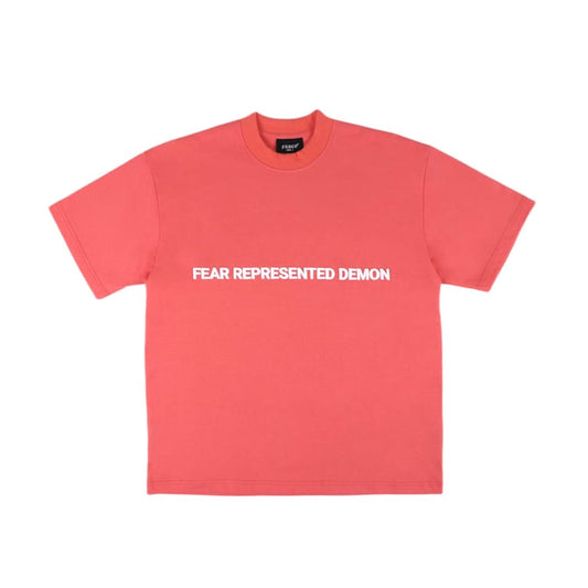 SS24 EMBOSSED LOGO TOMATO TEE