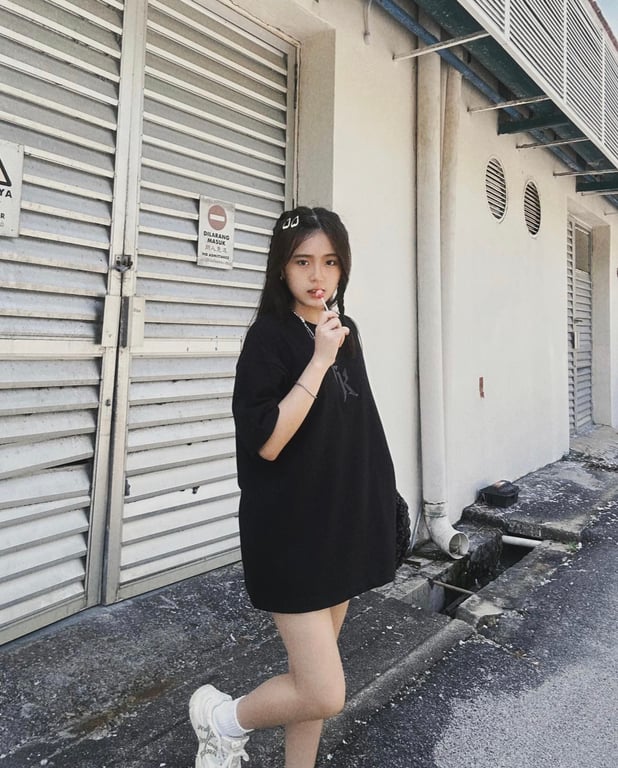 S23 FK SIGNATURE LOGO BLACK TEE