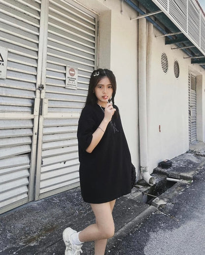 S23 FK SIGNATURE LOGO BLACK TEE