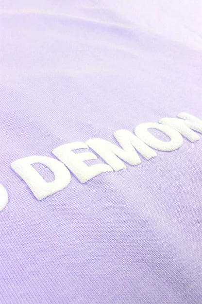 SS24 EMBOSSED LOGO PURPLE TEE