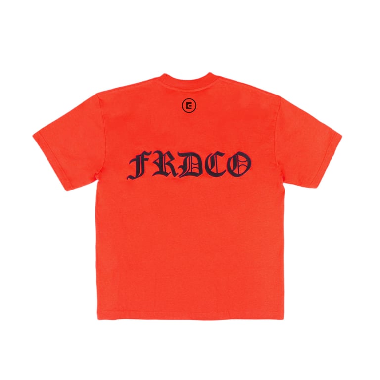 SS24 EMBOSSED LOGO RED TEE
