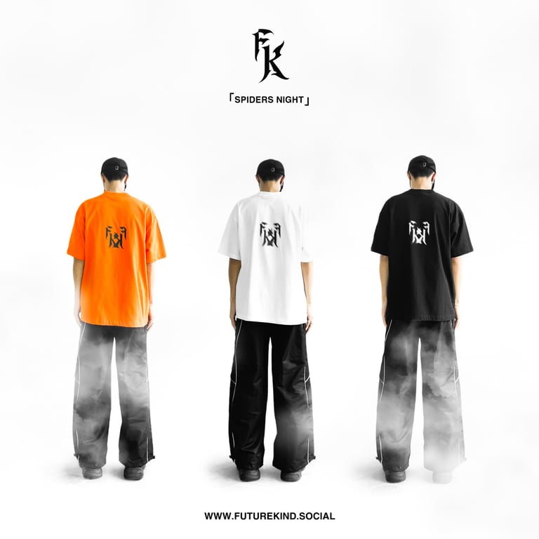 FK SPIDERS MOTION LOGO ORANGE TEE