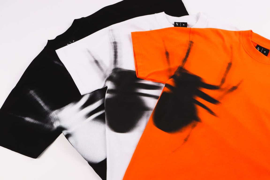 FK SPIDERS MOTION LOGO ORANGE TEE