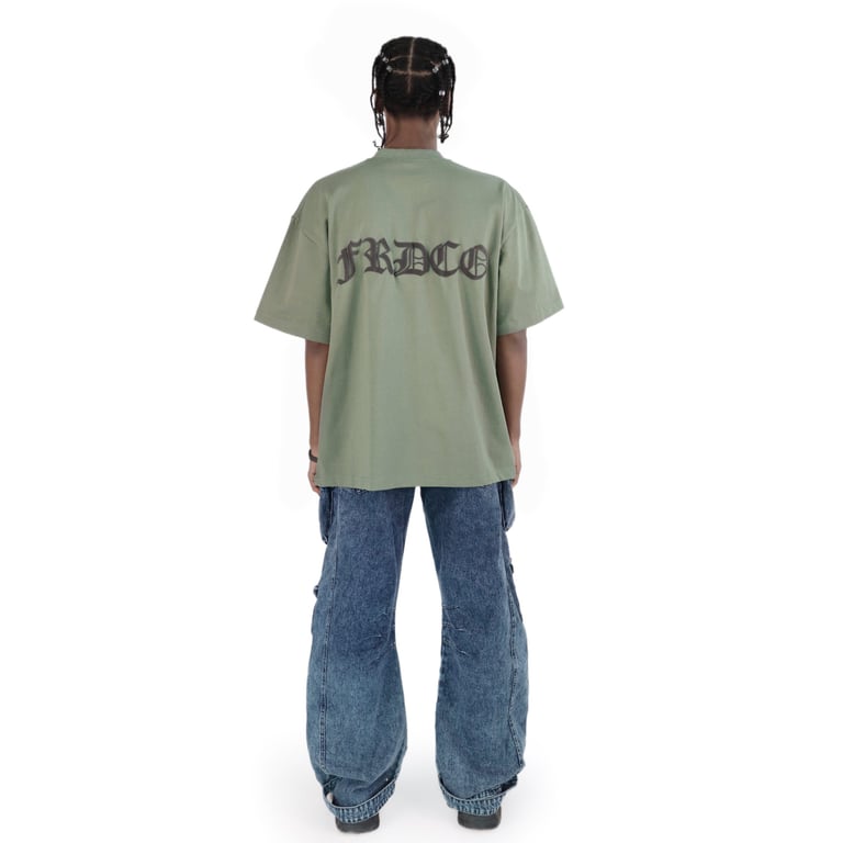 SS24 EMBOSSED LOGO ARMY TEE