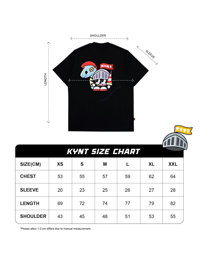 Knighty Kiki Tee Black