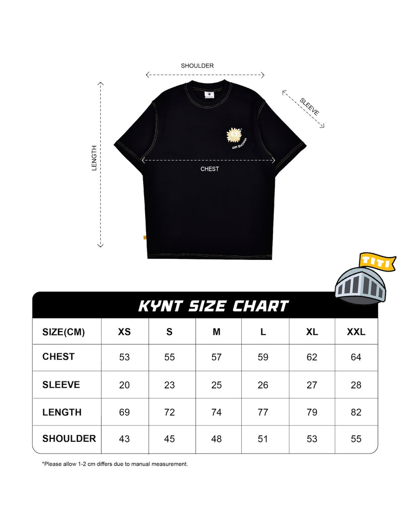Golden Kiki Tee Black